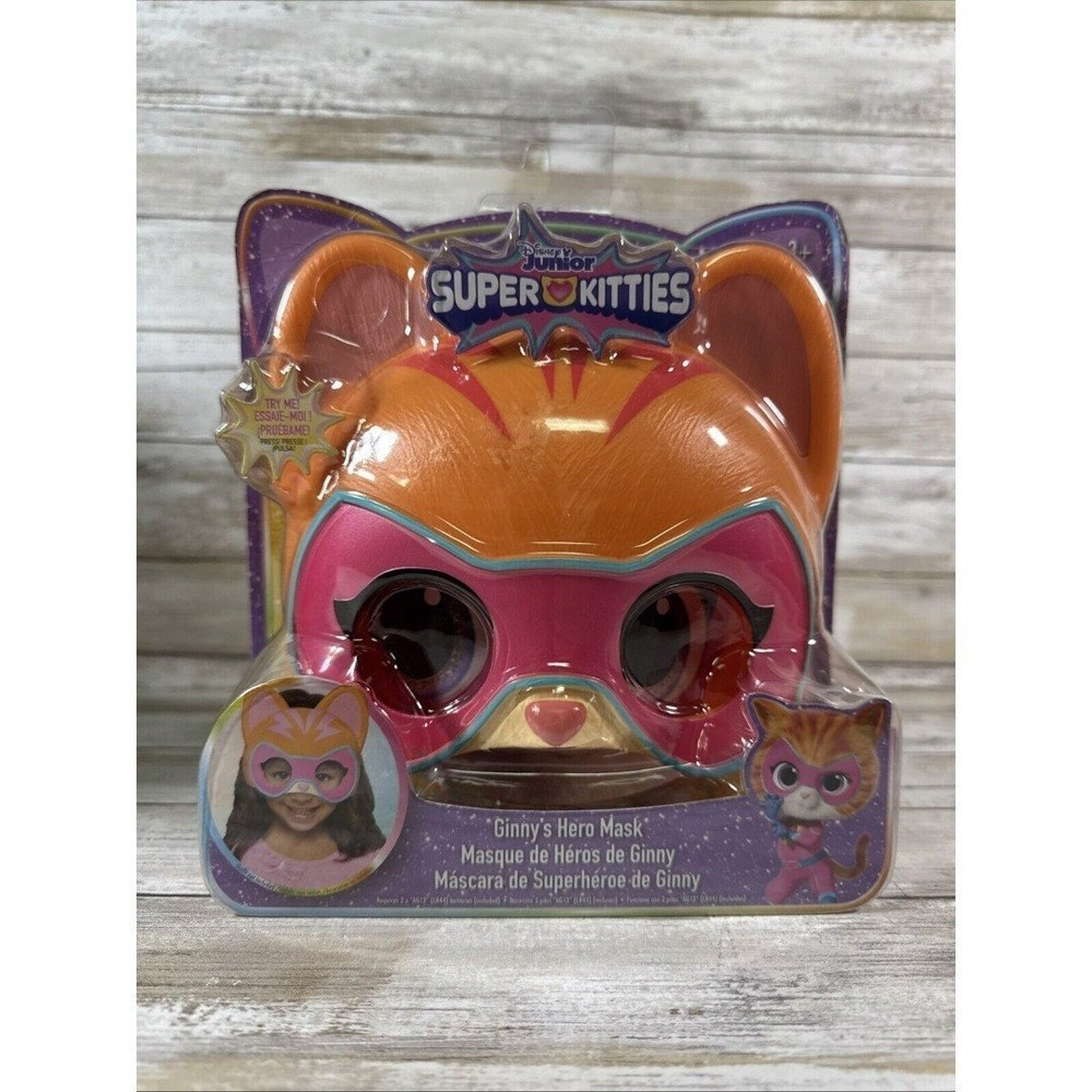 Disney Junior SuperKitties GINNY Kitten Hero Mask With Sounds & Phrases - NIB‎
